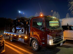 ジムニー　JA22　積載車　エルフ　NPR