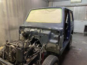 ジムニー　JA11　レストア　オールペン