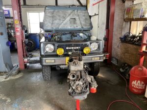 ジムニー　JA11　F6A　エンジンオーバーホール　SCM