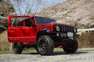 JB74　ジムニーカスタム　ジムニーオールペン　ジムニーカスタム　ジムニーリフトアップ　ジムニーバンパー　SCMEXPERIENCE