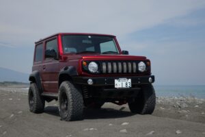 リフトアップ or ローダウン　ジムニー JB64 JB74 リフトアップ　エアーリフトサスペンション