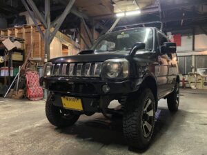 ジムニー　リフトアップ　JB23　エアーリフト　エアサス